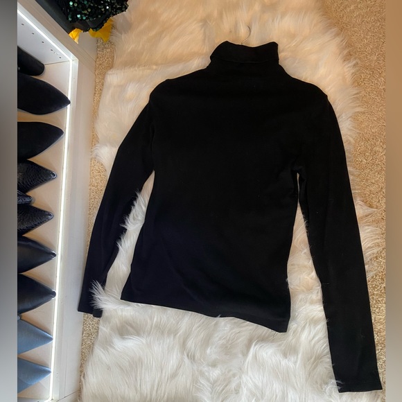 Solid turtleneck top - Picture 1 of 3